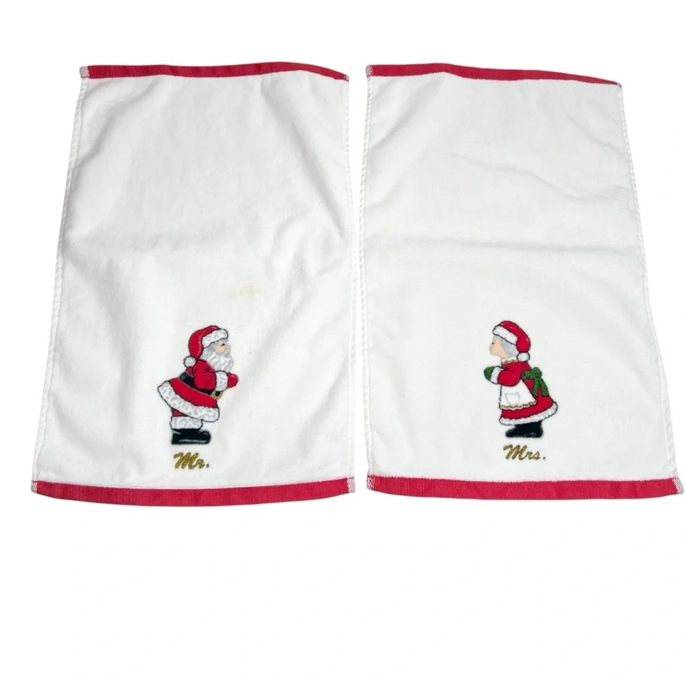 Lot Of 6 Christmas Holiday Themed Hand Tea Kitchen Towels